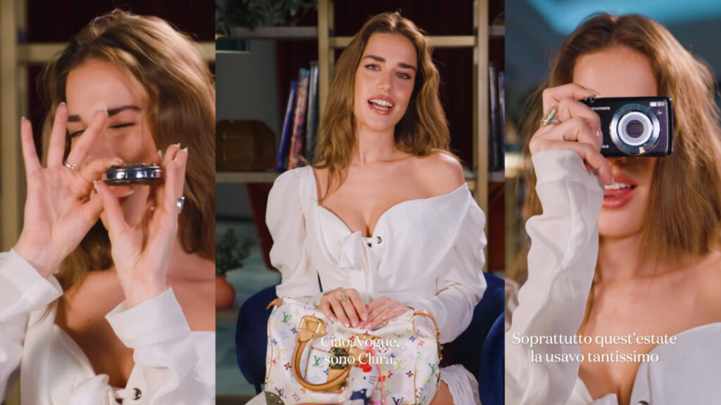Cosa contiene la borsa di Clara per Sanremo 2025: portafortuna strani, sudoku e troppi lipgloss Clara cantante