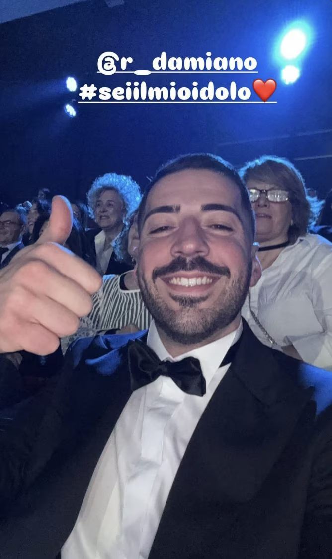 Damiano Romano all'Ariston