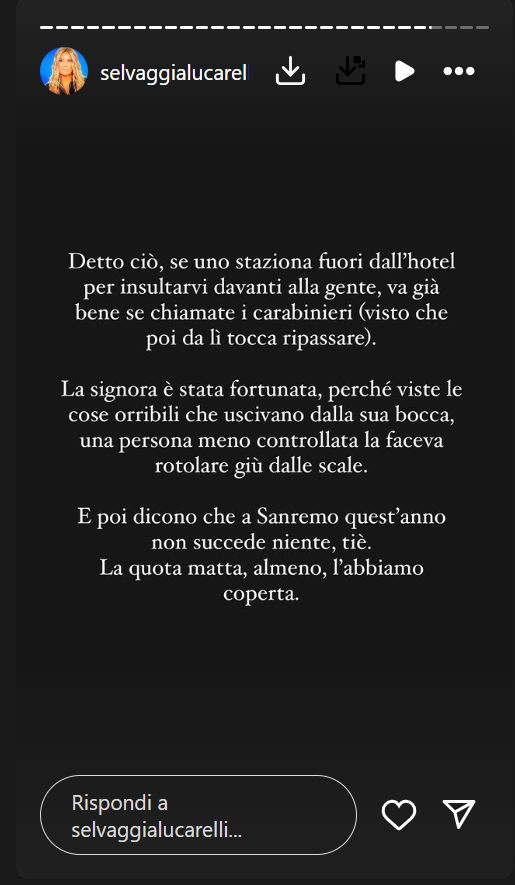 Storia IG di Selvaggia Lucarelli