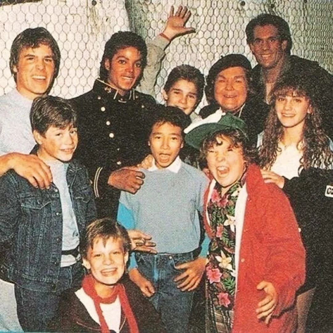 Michael Jackson sul set de I Goonies