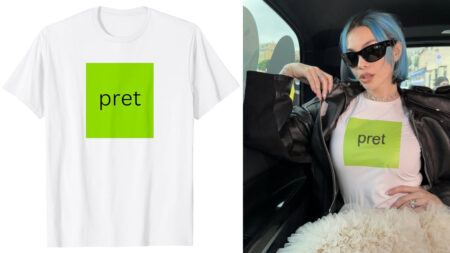 Dove trovare la t-shirt Pret, come quella di Rose Villain a Sanremo 2025 t shirt pret rose villain