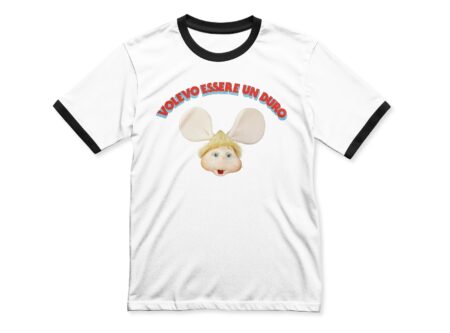 Lucio Corsi, dove acquistare la t-shirt UFFICIALE di Volevo essere un duro, con Topo Gigio La maglietta di Lucio Corsi