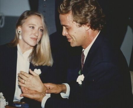 Eleonora Giorgi e Massimo Ciavarro nel giorno del matrimonio