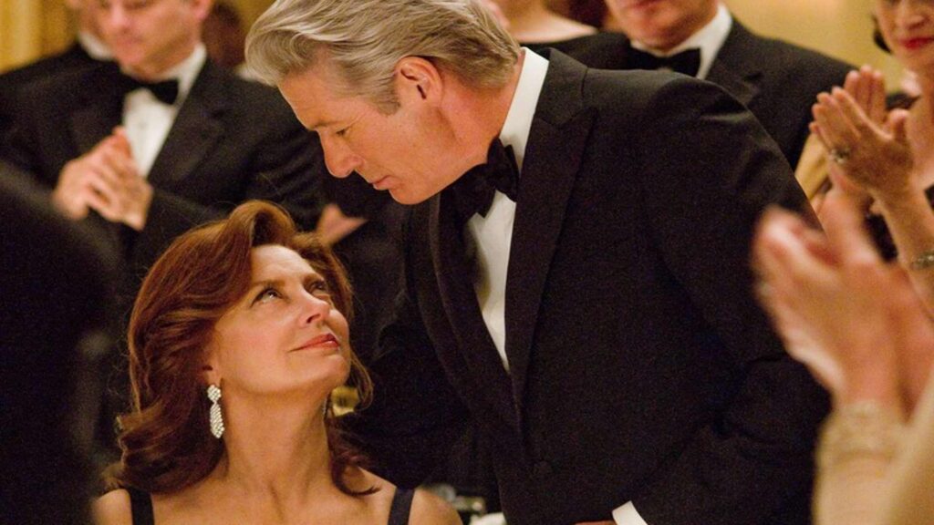 Richard Gere e Susan Sarandon in una scena de La frode