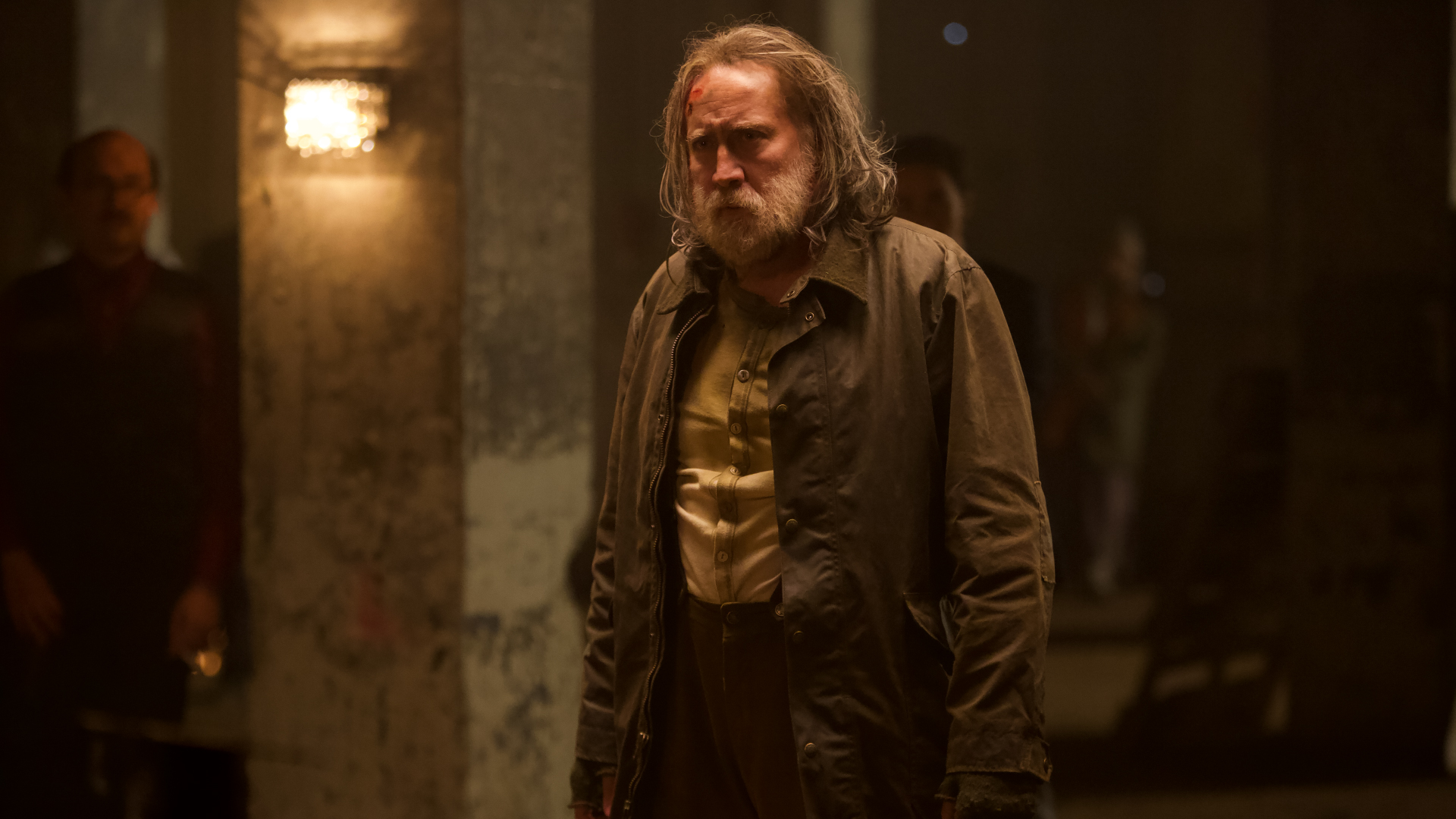 Nicolas Cage in una scena di Pig