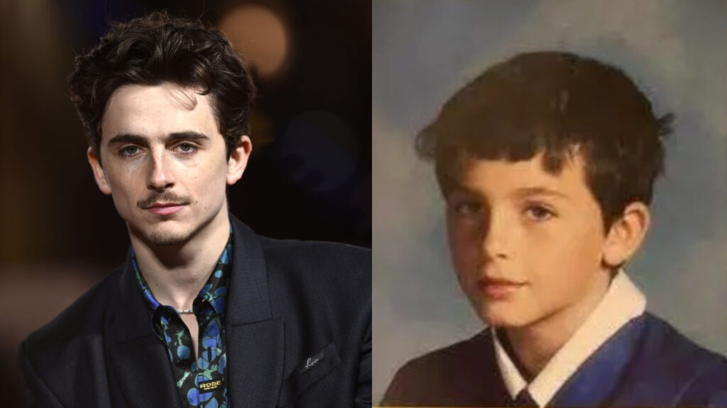 La foto di Timothée Chalamet in terza media, quando dicevano che sarebbe diventato famoso Timothee Chalamet da piccolo e da adulto