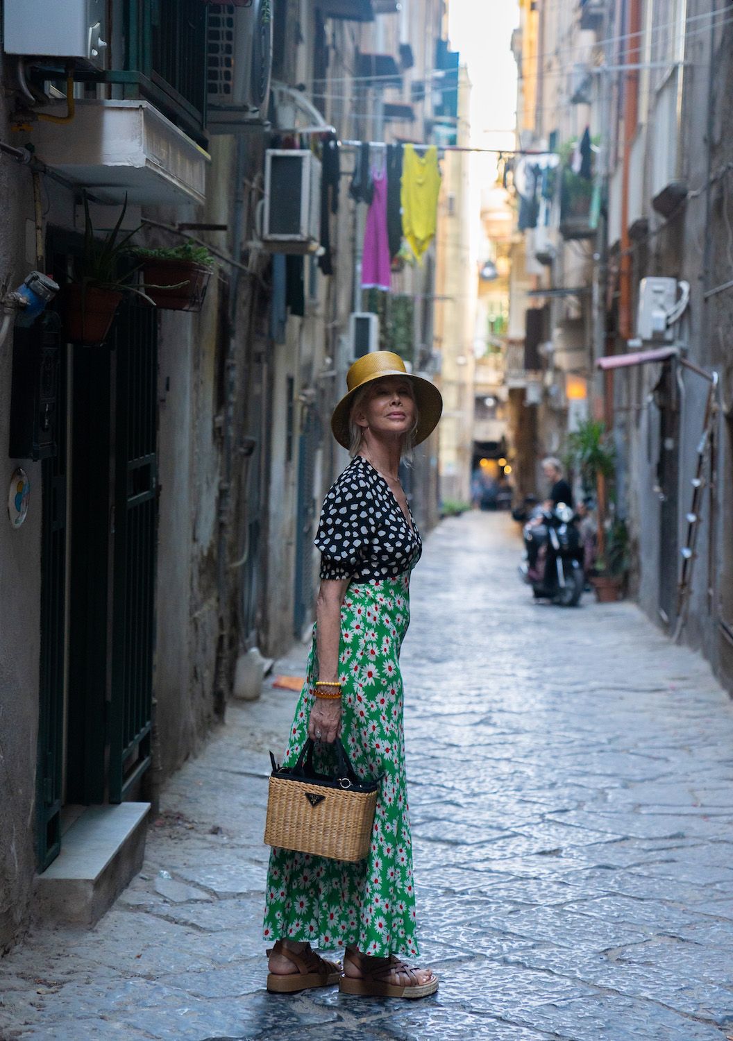 Trudie Styler a Napoli
