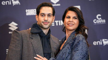 Geppi Cucciari Mahmood foto LaPresse