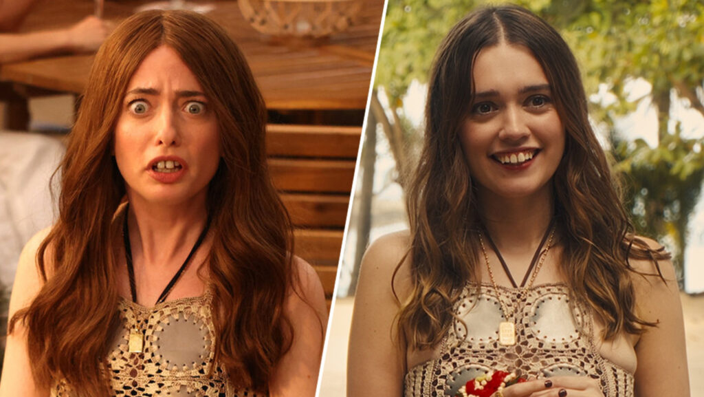 Aimee Lou Wood, dopo lo sketch “cattivo” sui suoi denti, arrivano le scuse dell’imitatrice Collage di Sarah Sherman e Aimee Lou Wood