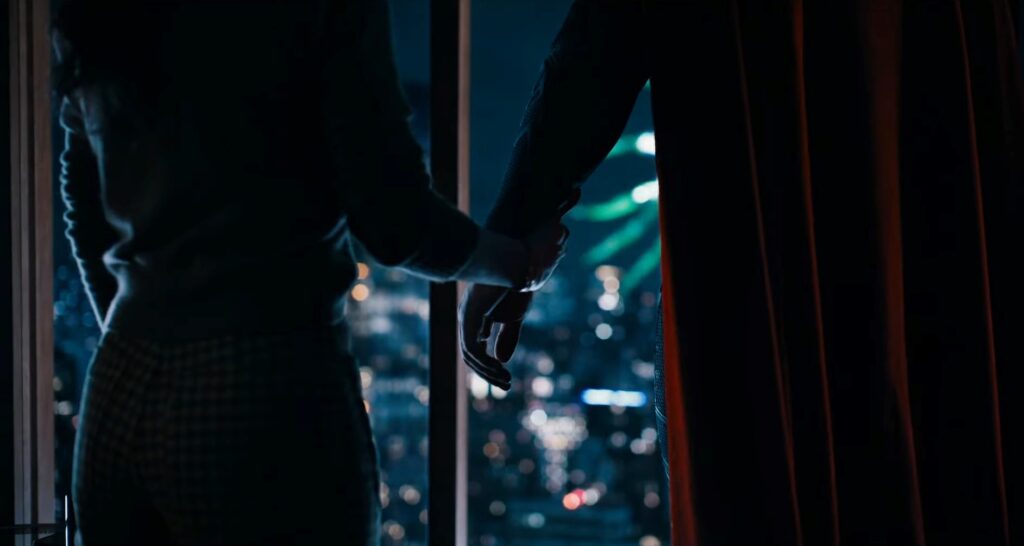 Una scena di Superman