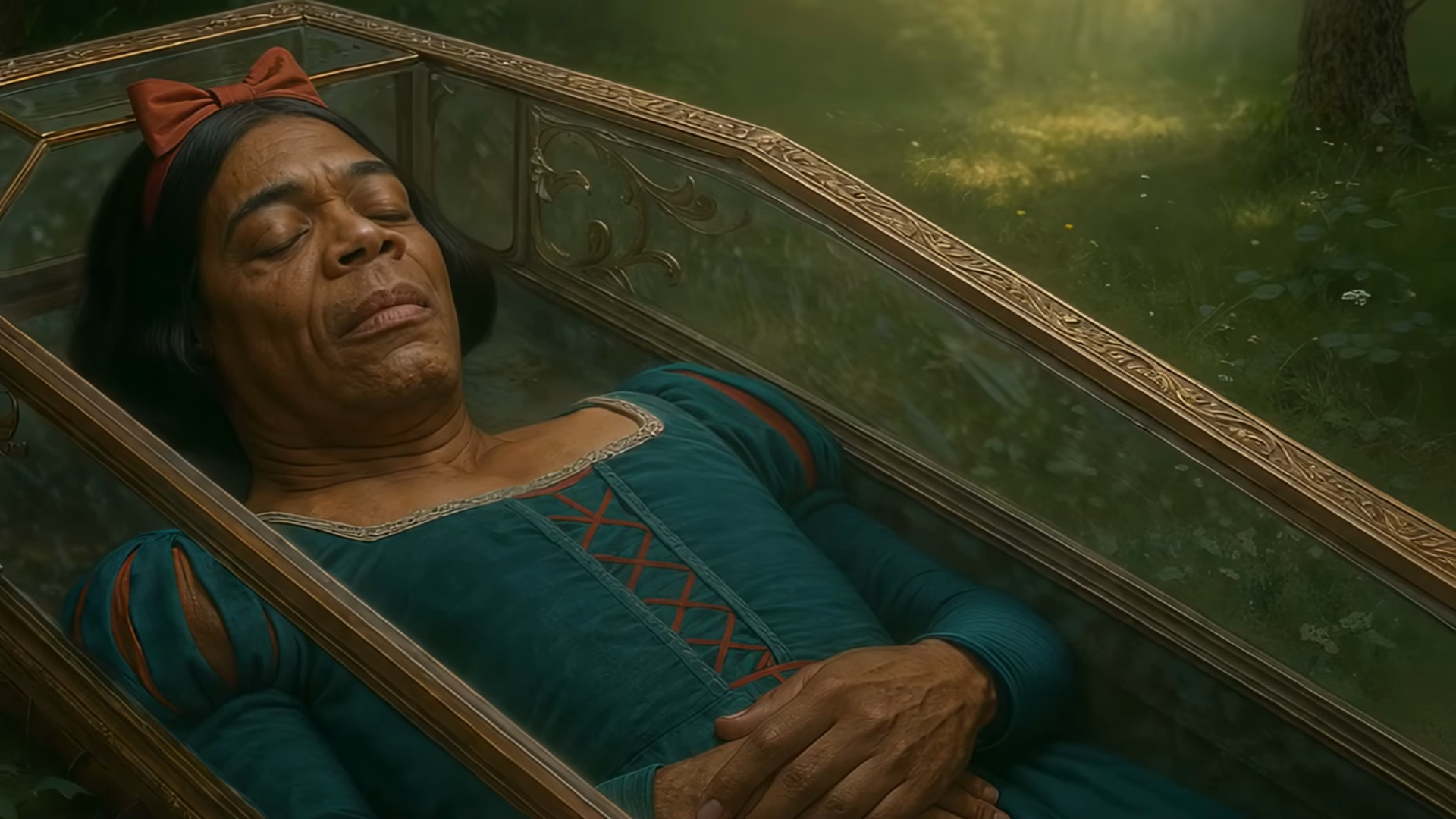 Samuel L. Jackson è Biancaneve nella bare in un trailer realizzato in AI