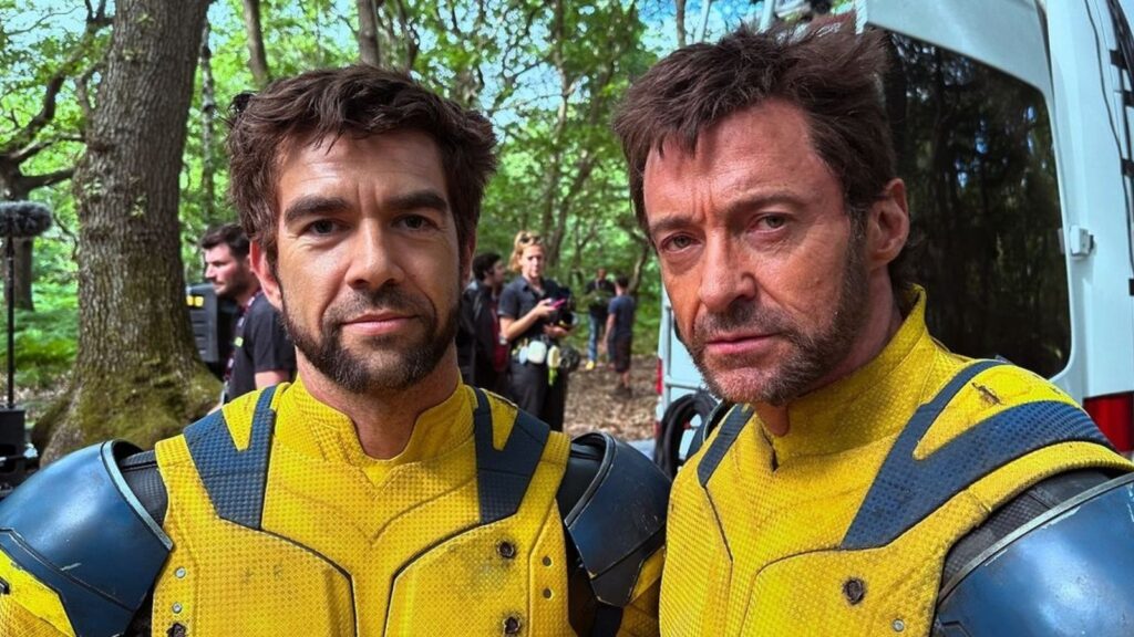 Hugh Jackman e il suo stunt, Daniel Stevens