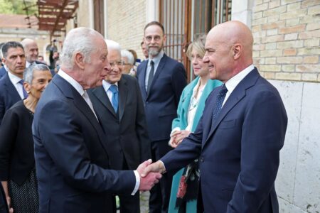 Luca Zingaretti e Re Carlo III