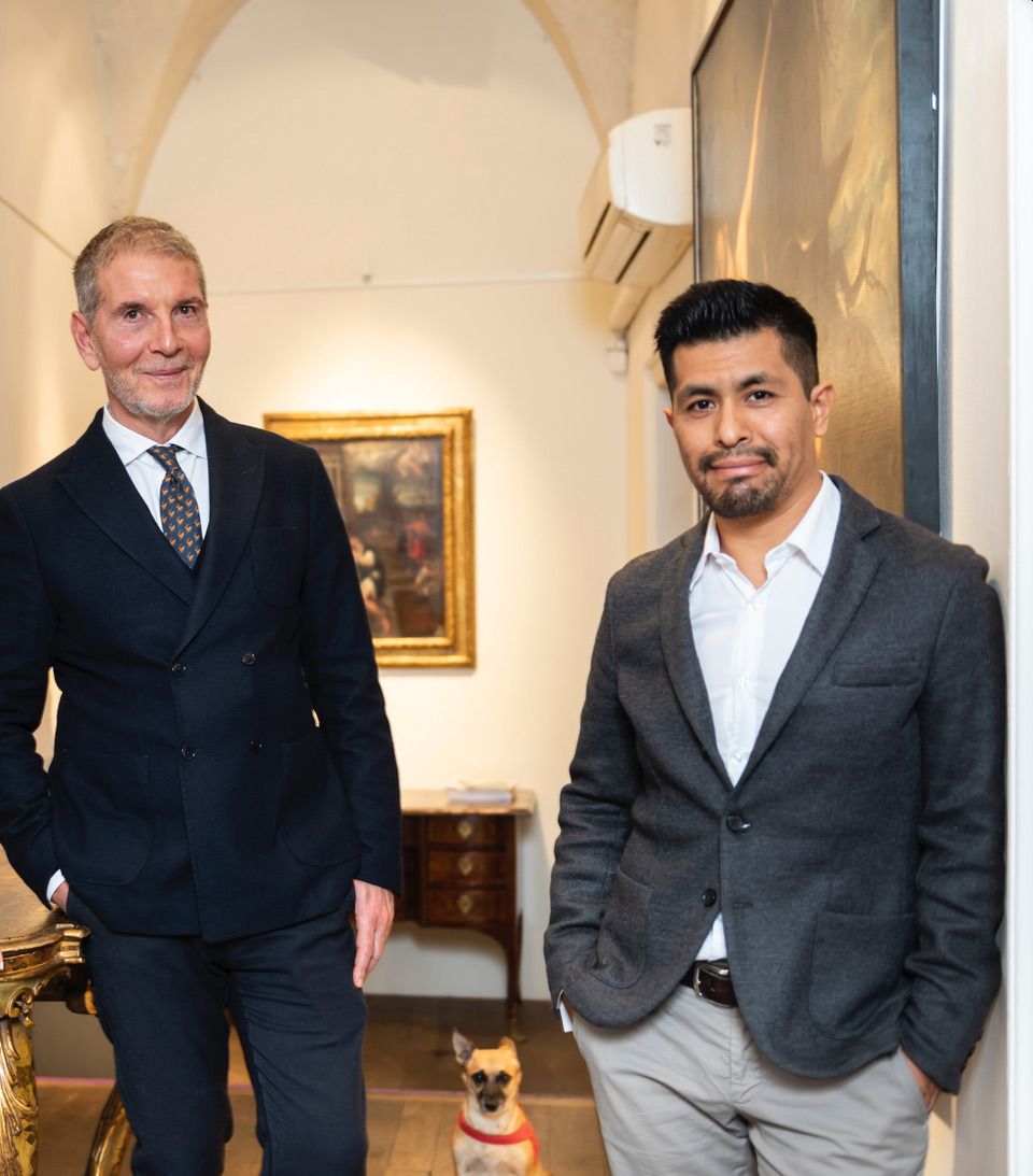 Maurizio Nobile con il suo socio Attilio Luigi Ametta