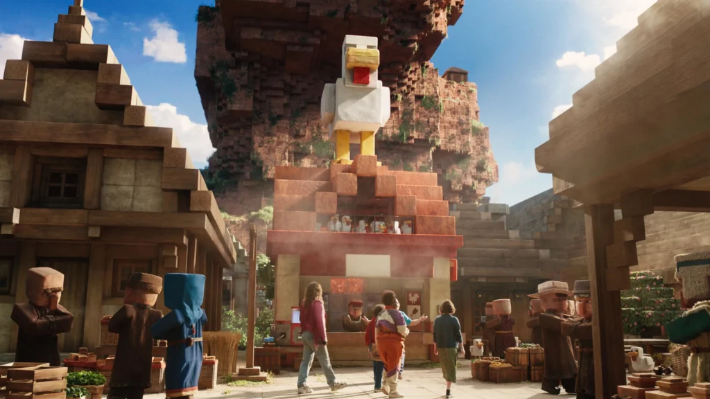 Frame da Un film Minecraft