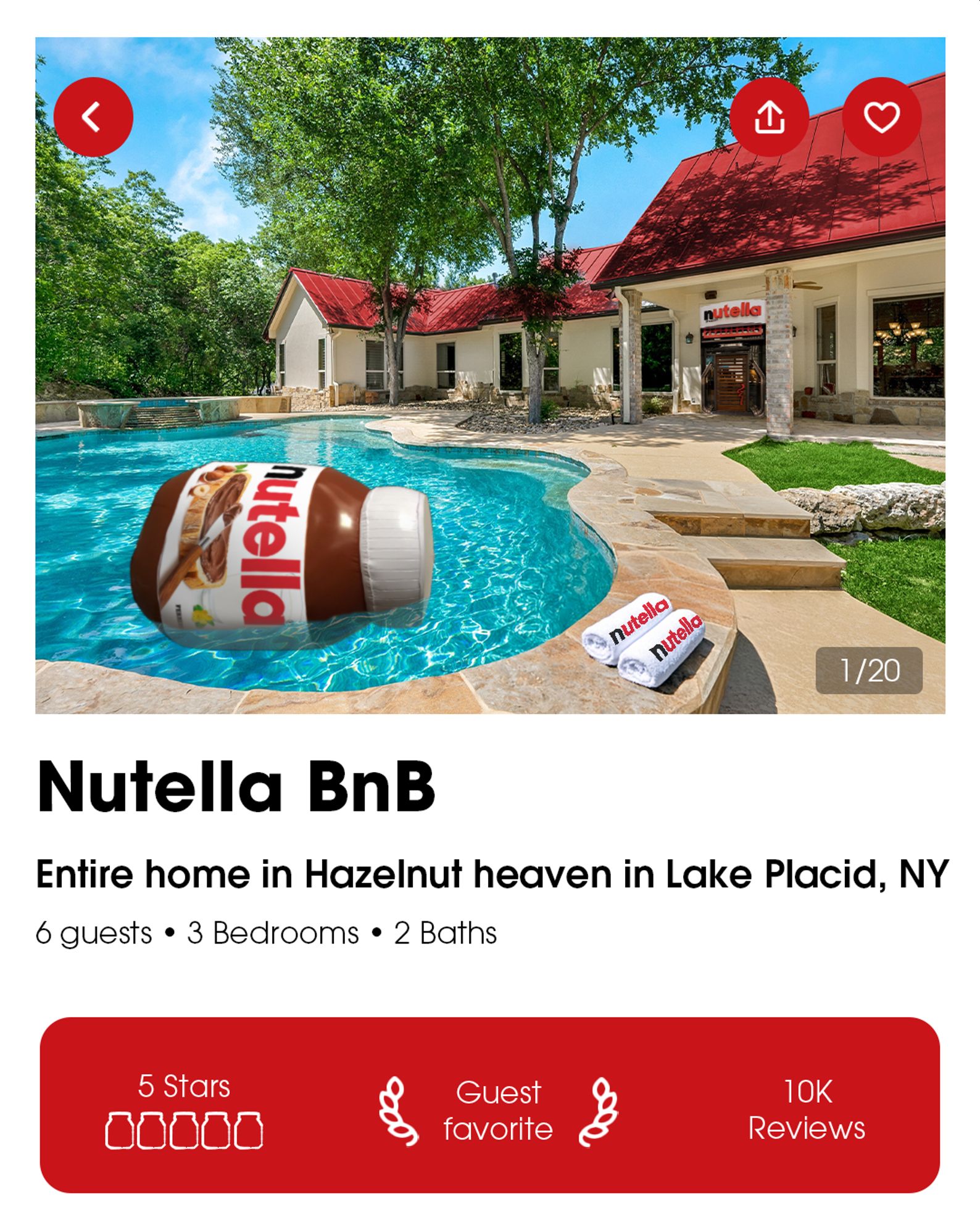 il B&B griffato Nutella