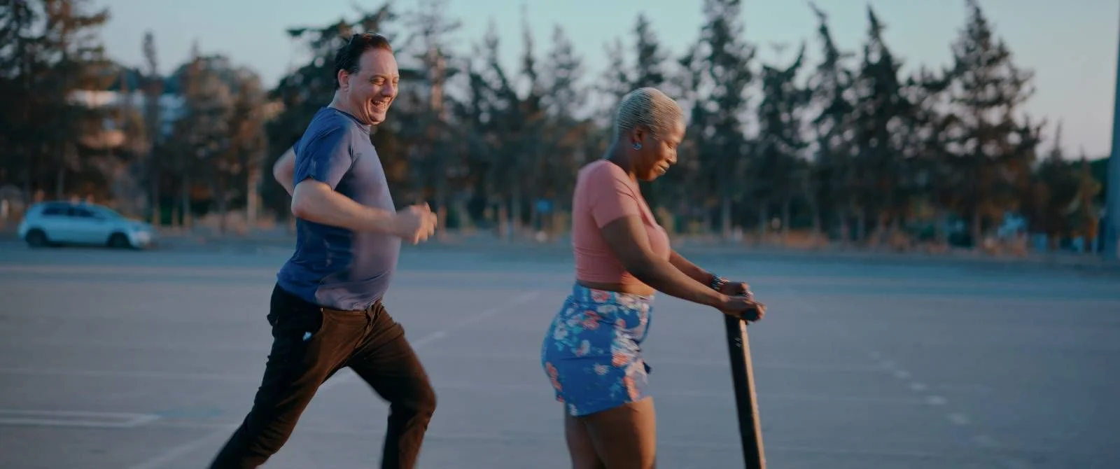 Una scena del film Promis le ciel. 