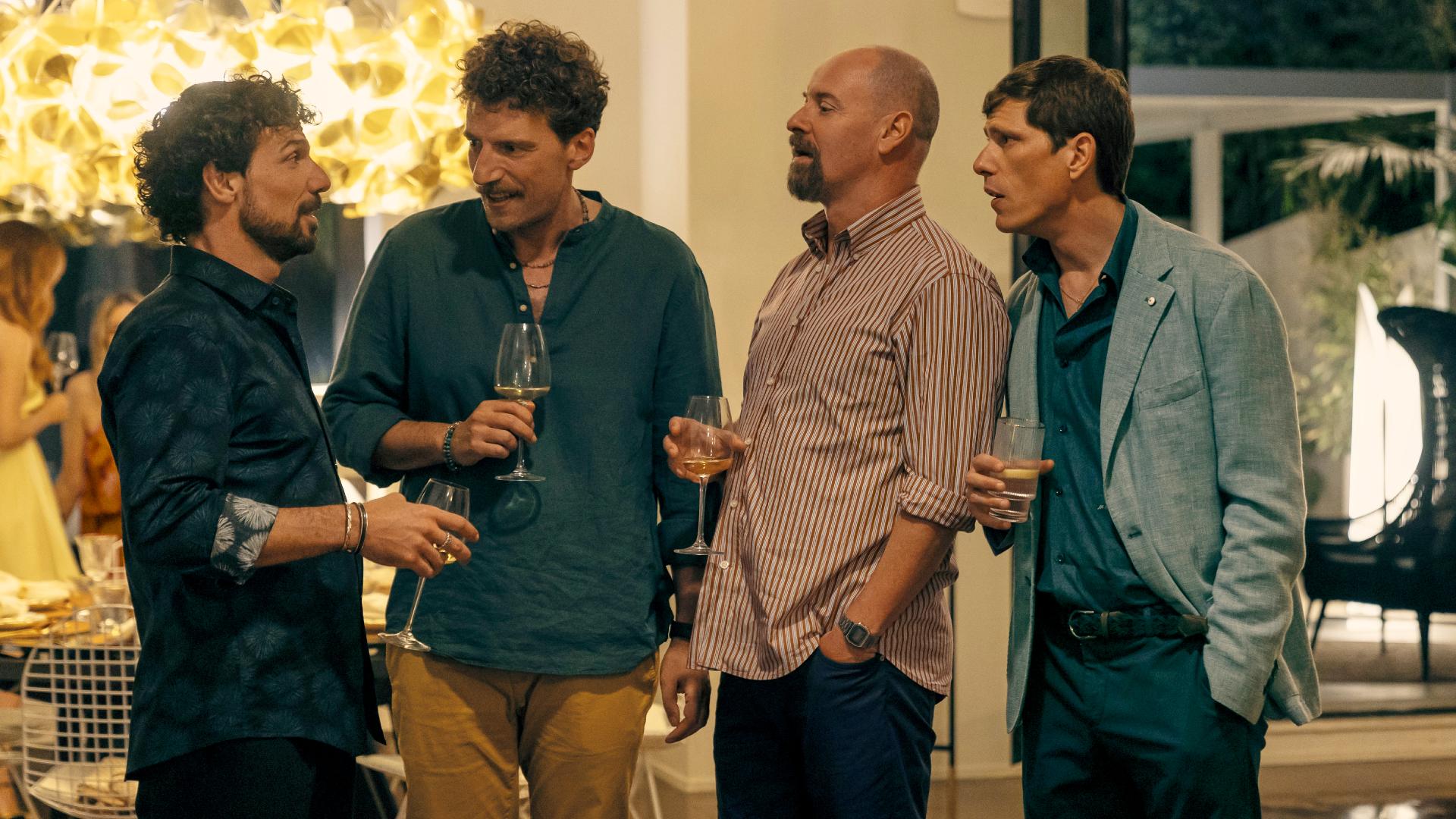 Una scena di Maschi veri (fonte: Netflix)