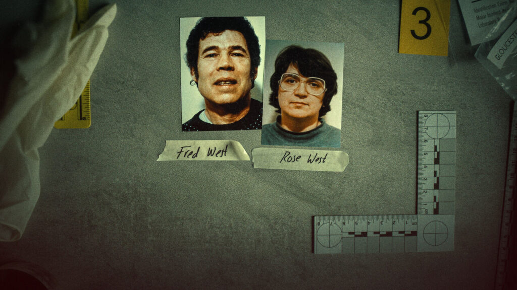 Un momento di Review Fred and Rose West: A British Horror Story (fonte: Netflix)