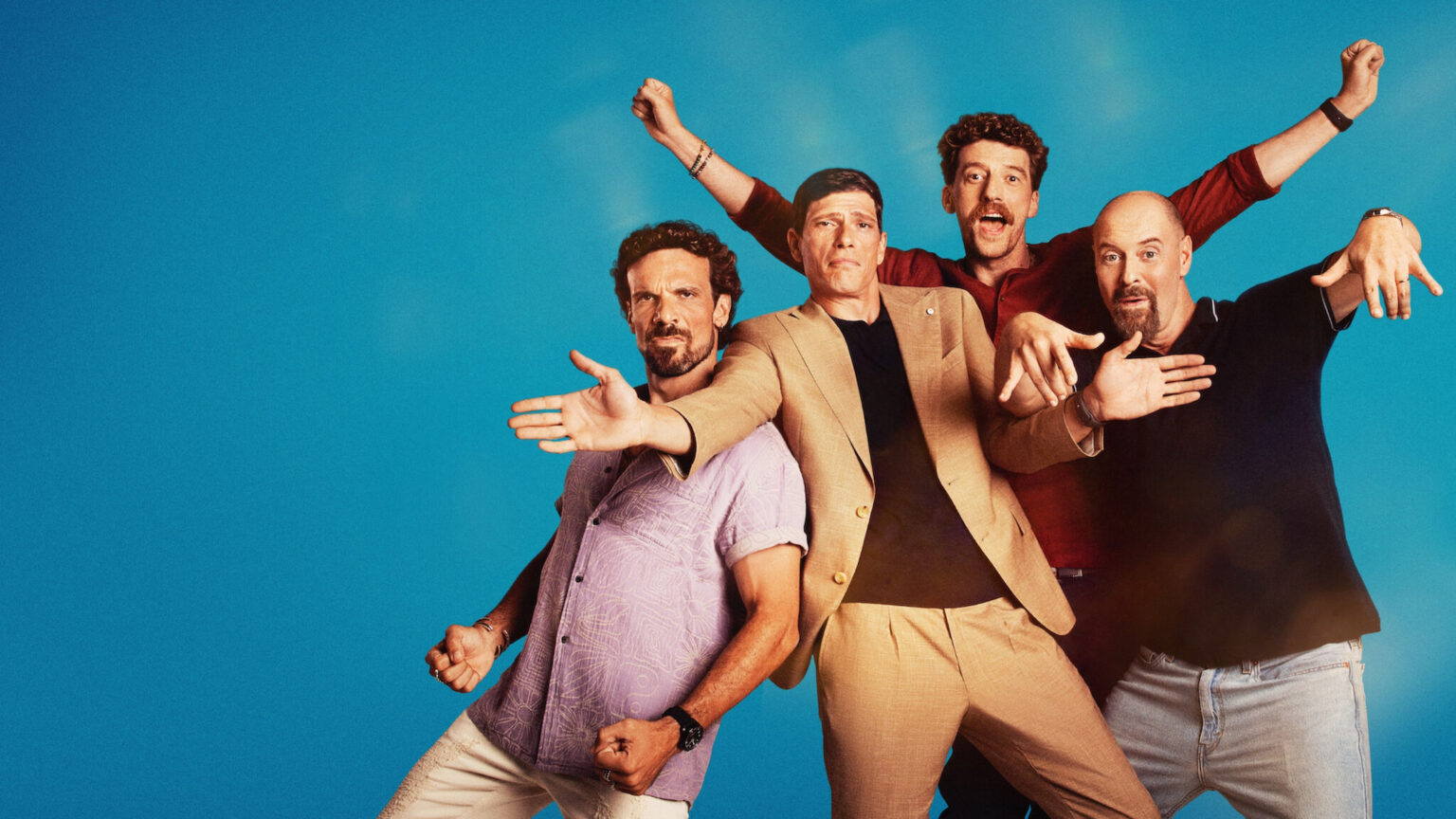 I protagonisti di Maschi veri (fonte: Netflix)