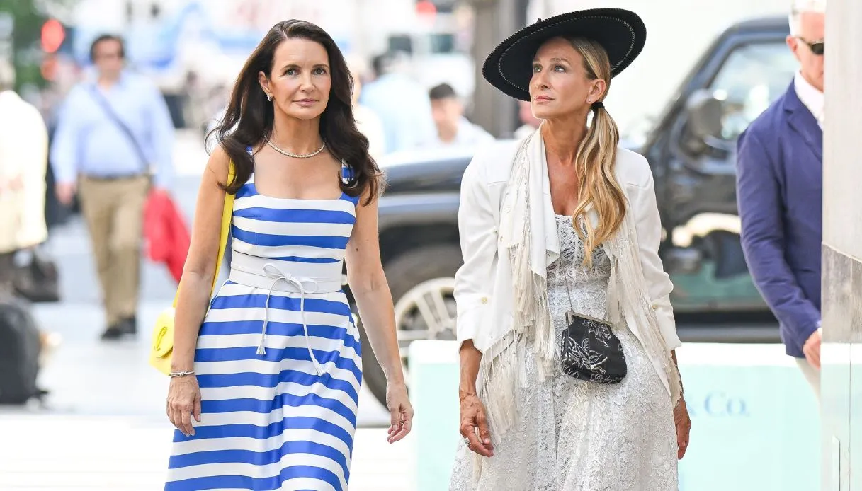 Una scena di And Just Like That 3 (fonte: HBO)