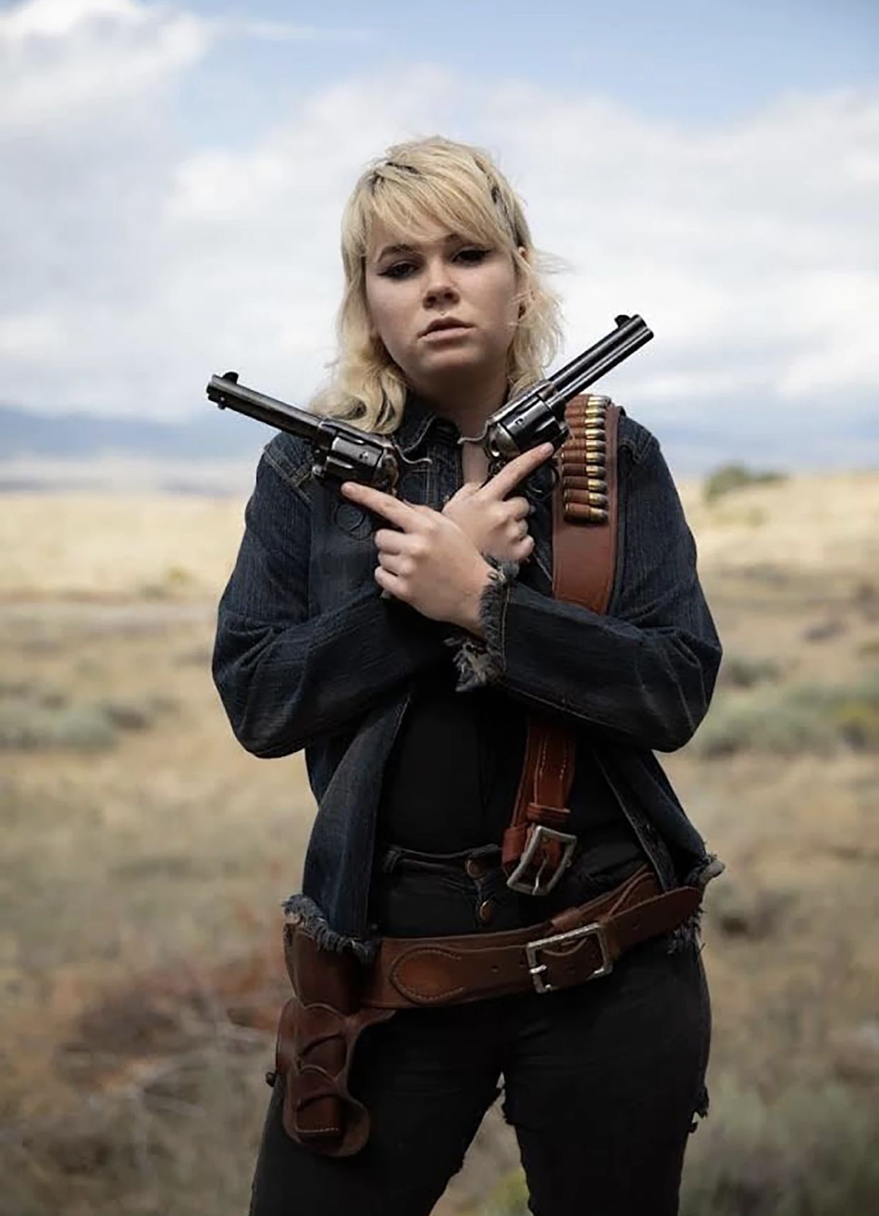 Hannah Gutierrez Reed sul set