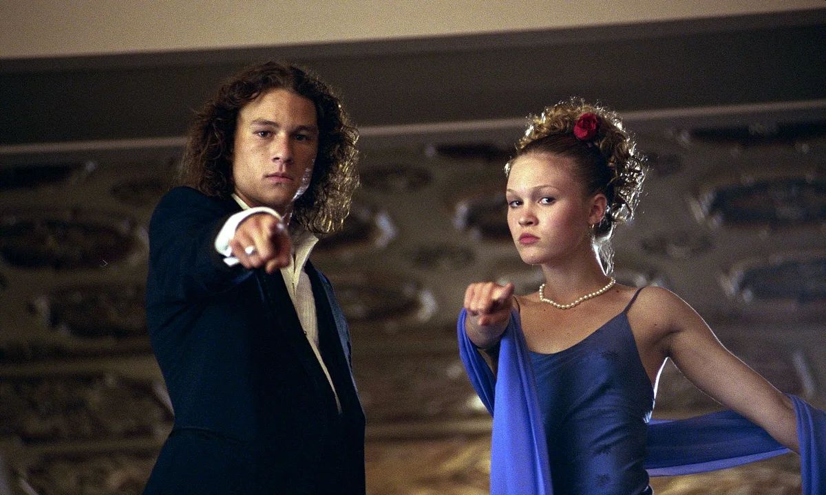 Julia Stiles e Heath Ledger in 10 cose che odio di te