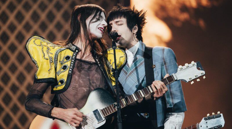 Lucio Corsi e Tommaso Ottomano a Eurovision 2025