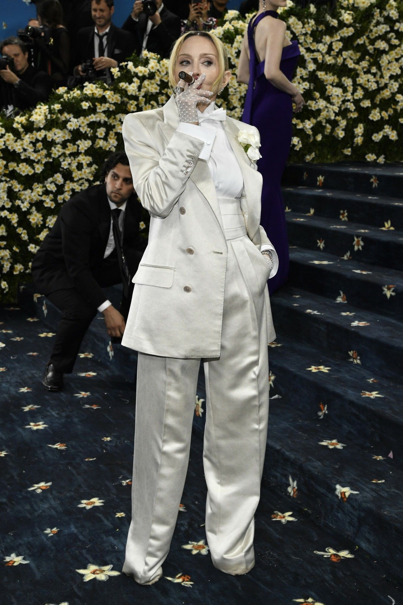 Madonna sul red carpet dei Met Gala 2025