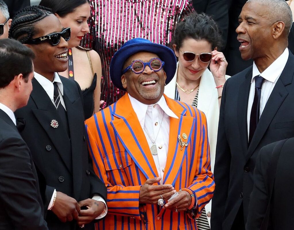Spike Lee con Denzel Washington e ASAP Rocky a Cannes 2025