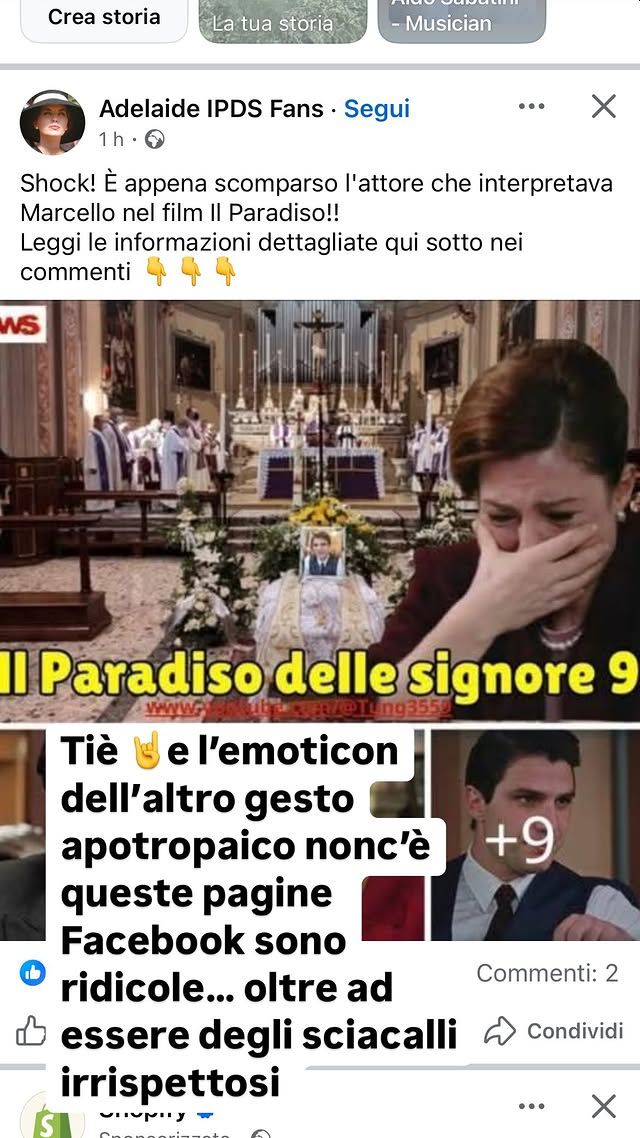 La fake news condivisa da Pietro Masotti