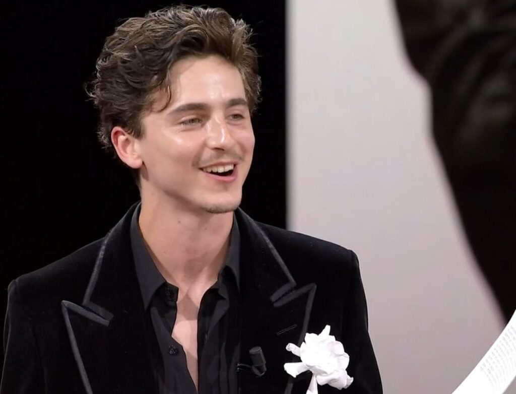 Timotee Chalamet ai David 2025