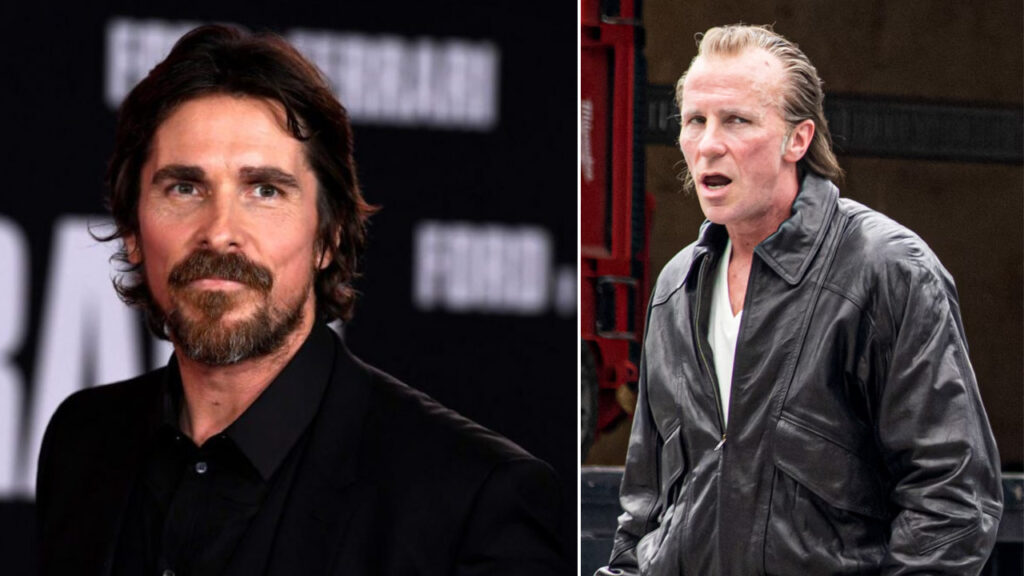 Christian Bale sul set di Madden