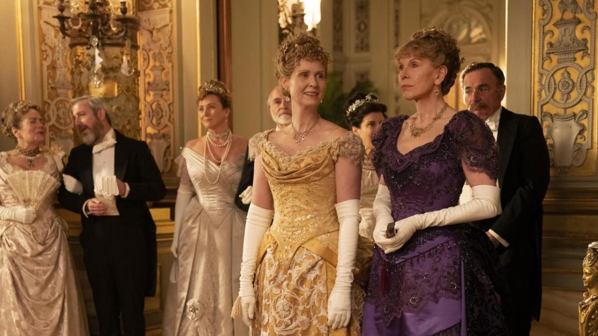 Una scena di The Gilded Age 3 (fonte: NOW)