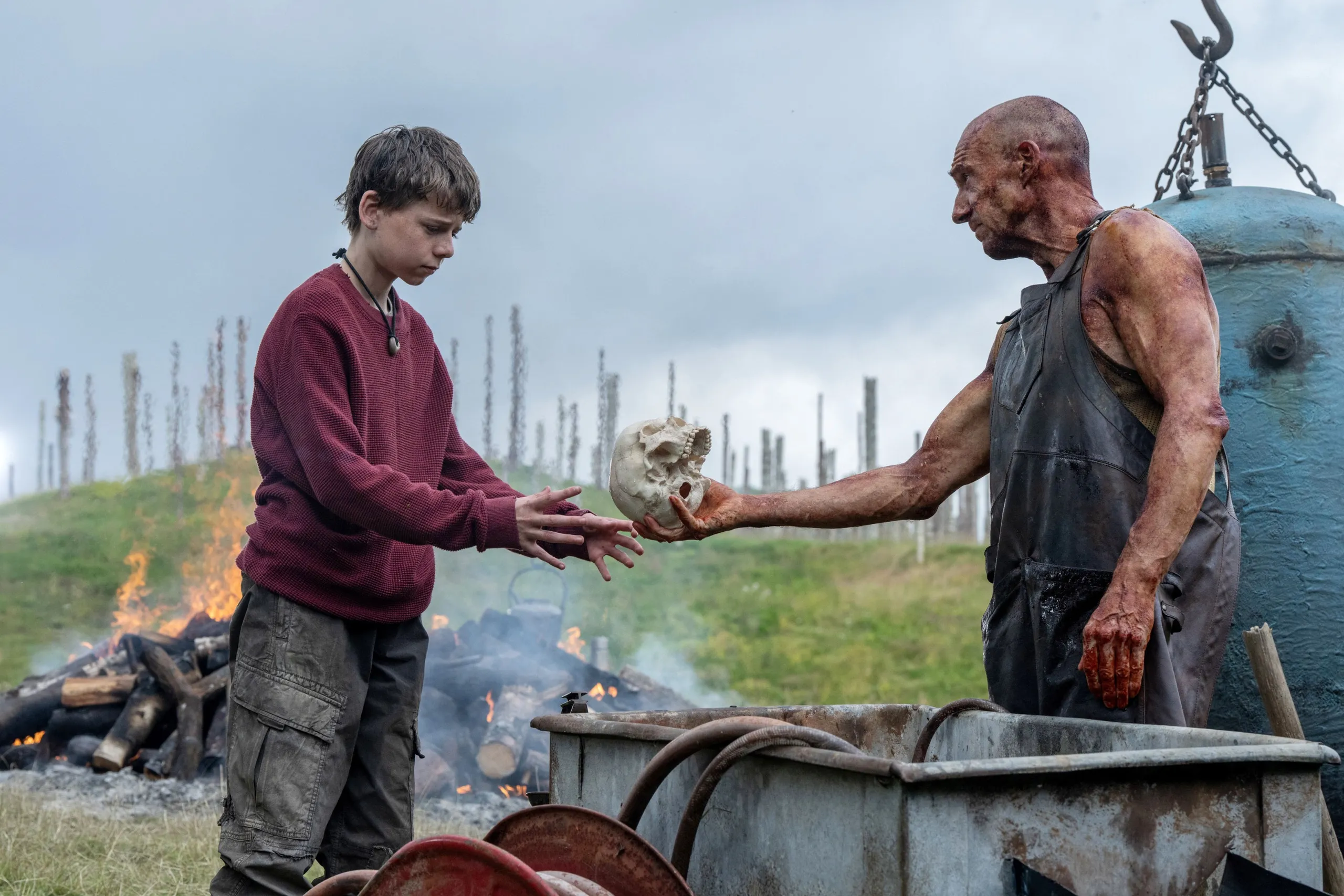 Una scena di 28 anni dopo (fonte: Universal)