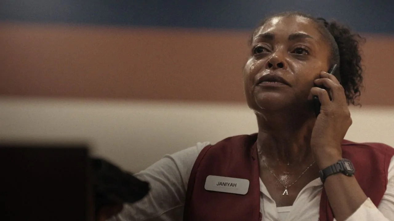 Taraji P. Henson in una scena di STRAW - Senza uscita. 