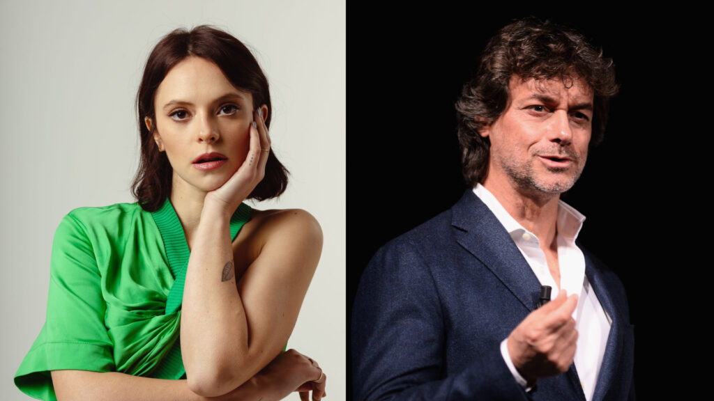 Francesca Michielin e Alberto Angela