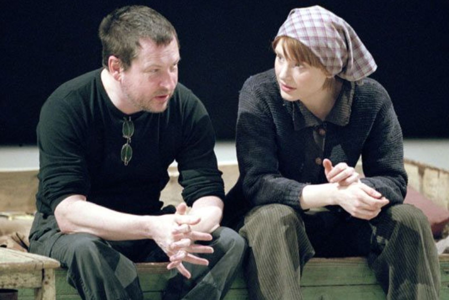 Bryce Dallas Howard e Lars von Trier sul set di Manderley