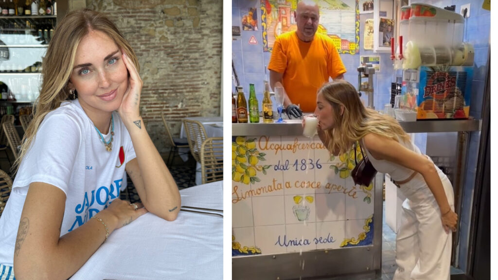 Chiara Ferragni a Napoli