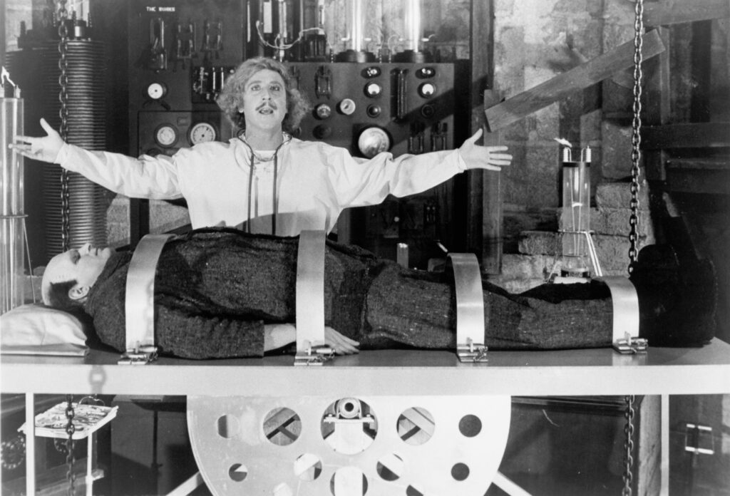 Gene Wilder in Frankenstein Junior