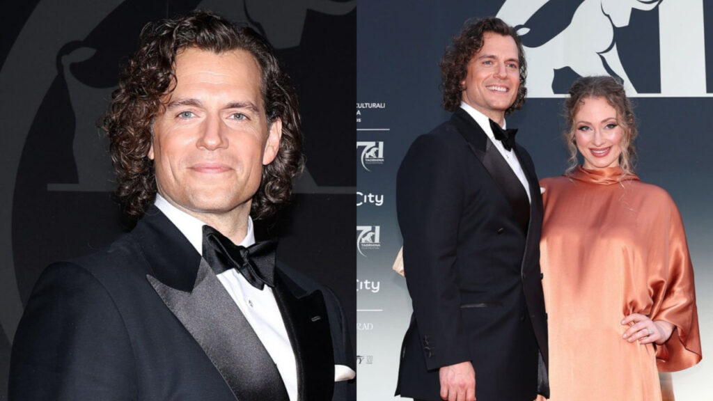 Henry Cavill a Taormina 2025, un nuovo look “ricci e capricci” sul red carpet (FOTO) Henry Cavill a Taormina con la sua compagna Natalie Viscuso