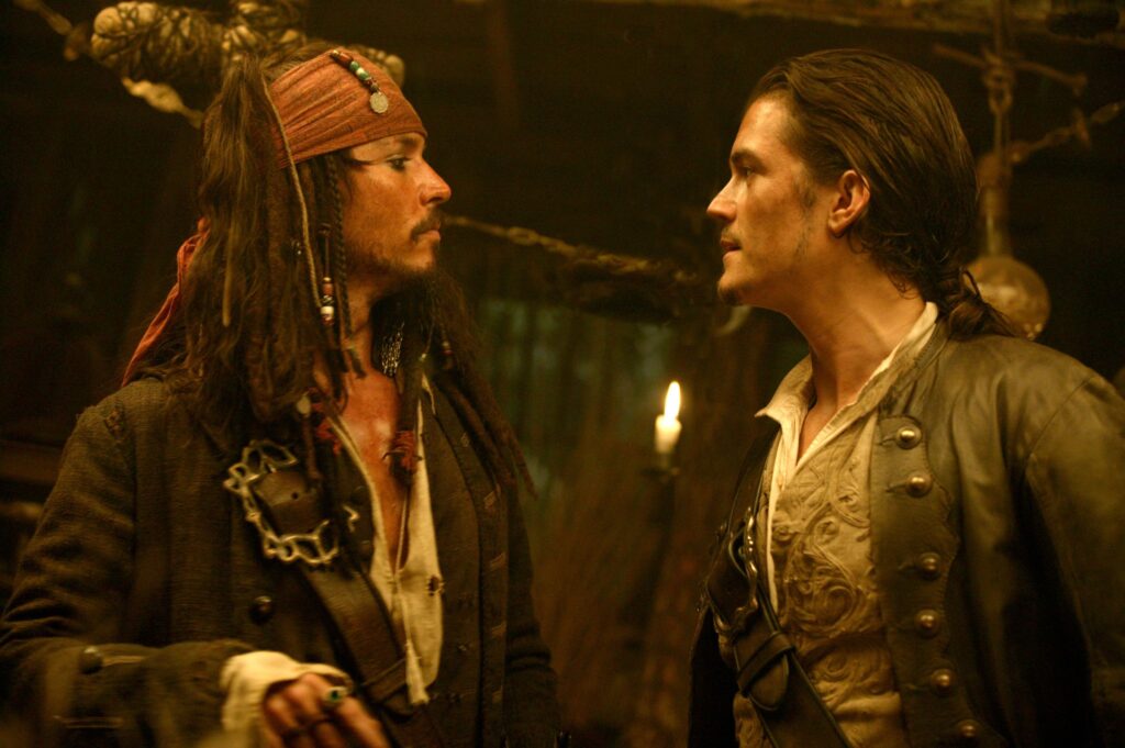 Pirati dei Caraibi 6, Orlando Bloom sul sequel: “Sarebbe fantastico” Johnny Depp e Orlando Bloom