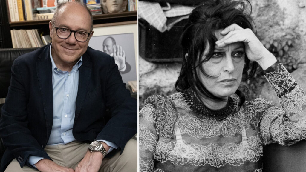 Carlo Verdone e Anna Magnani