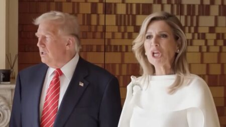 La Regina Maxima d'Olanda e Donald Trump