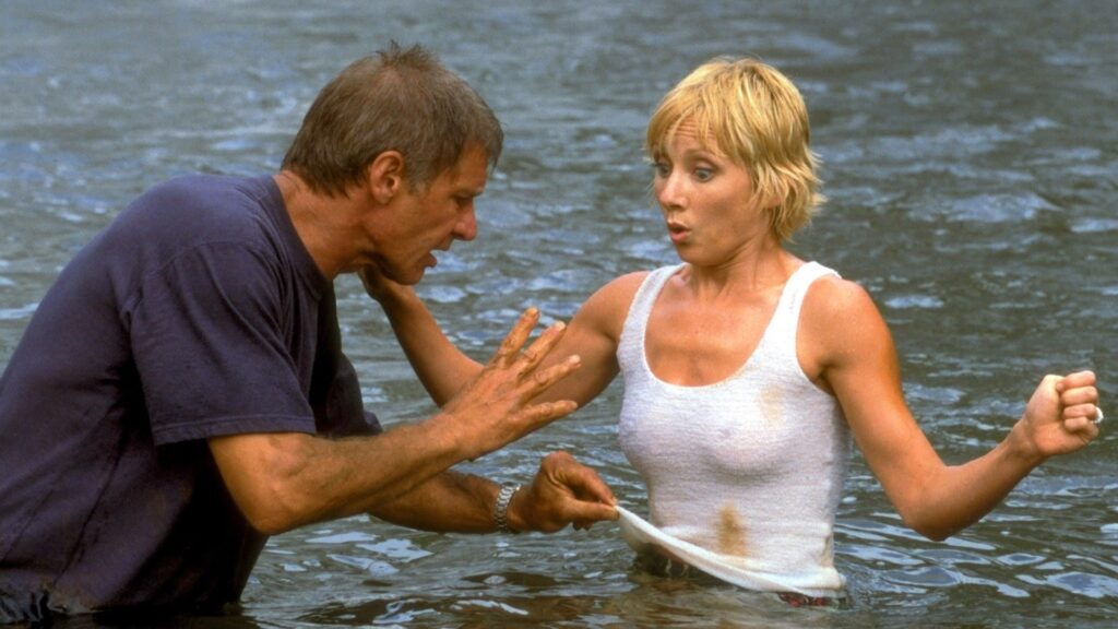 Sei giorni sette notti, una scena del film