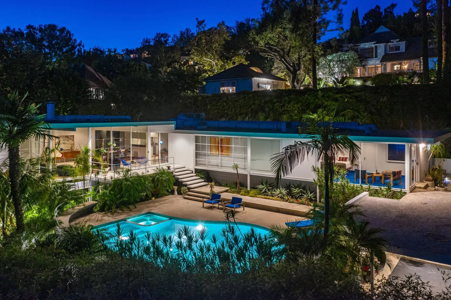 la villa di Brad Pitt a Los Feliz (Los Angeles)
