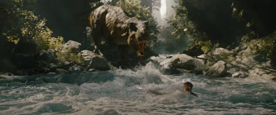 Una scena di Jurassic World - La rinascita (fonte: Universal)