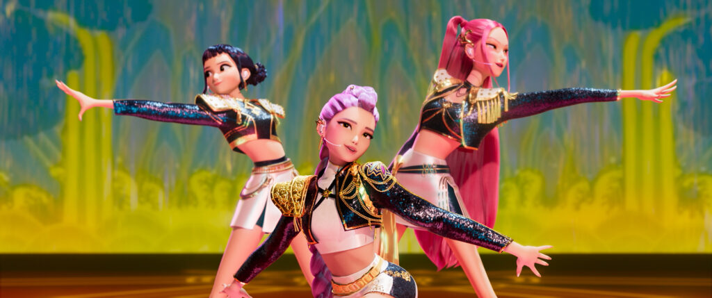 KPop Demon Hunters, Netflix stringe un accordo globale esclusivo con Hasbro e Mattel per il merchandising del film! Una scena di Kpop Dmon Hunters, una scena (fonte: netflix)