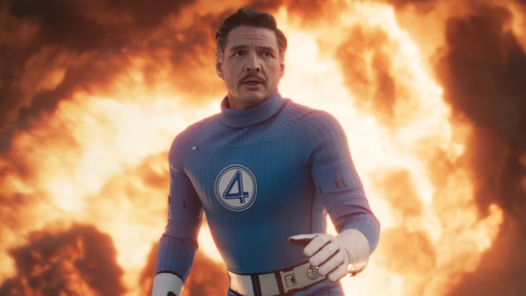 Pedro Pascal in una scena de I Fantastici Quattro – Gli inizi.