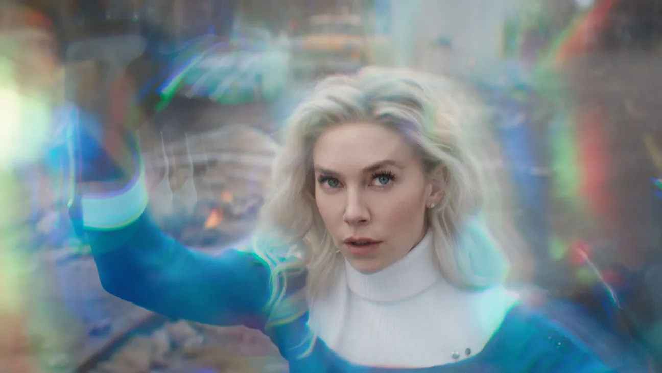 Vanessa Kirby in una scena de I Fantastici Quattro – Gli inizi. 